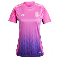 Camisa de Futebol Alemanha Equipamento Secundário Mulheres Europeu 2024 Manga Curta